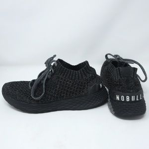NOBULL Black Ivy Knit Runner Mens Size 8 or Womens 9.5 Running Shoes